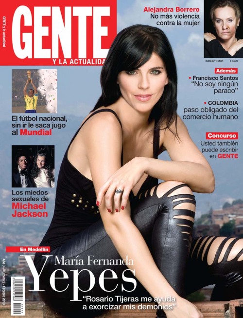 Mar a Fernanda Yepes Fotograf a Ricardo Pinz n Revista GENTE Colombia